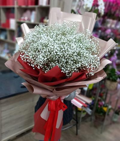 Букет цветов из: Гипсофила в Пустошке