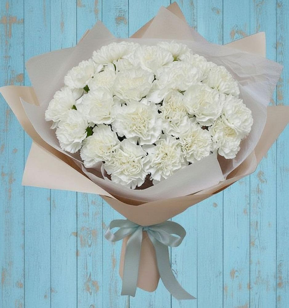 Букет цветов из: Гвоздики в Пустошке