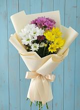 Букет цветов из:  Хризантемы #REPLACE_PRED# Пустошке