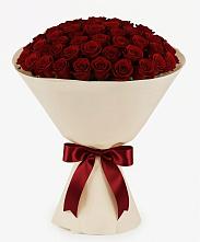 Букет 101 Бордовая роза Блэк Бакарра в Пустошке