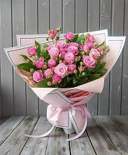 Букет Розовый кустик в Пустошке