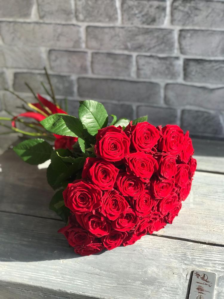 Букет Красные розы Фридом в Пустошке