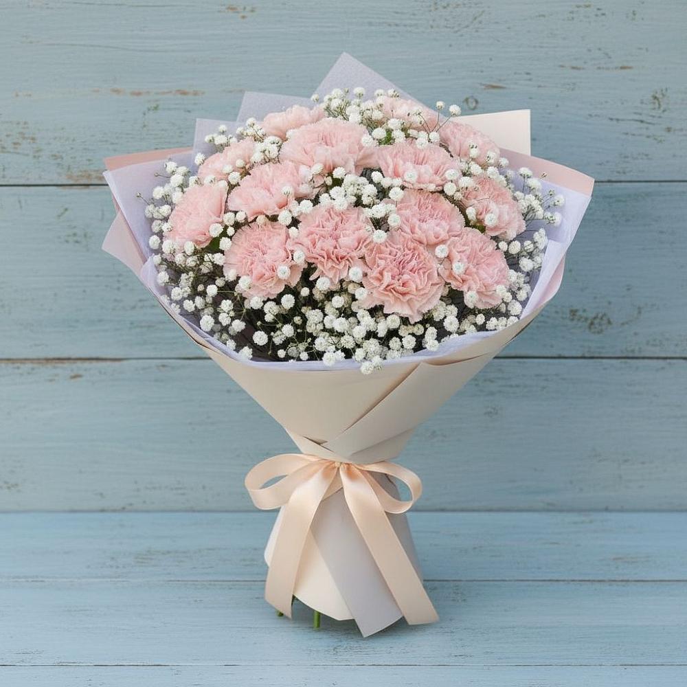 Букет цветов из: Гвоздики в Пустошке