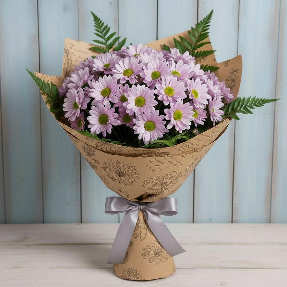 Букет цветов из: Хризантемы в Пустошке