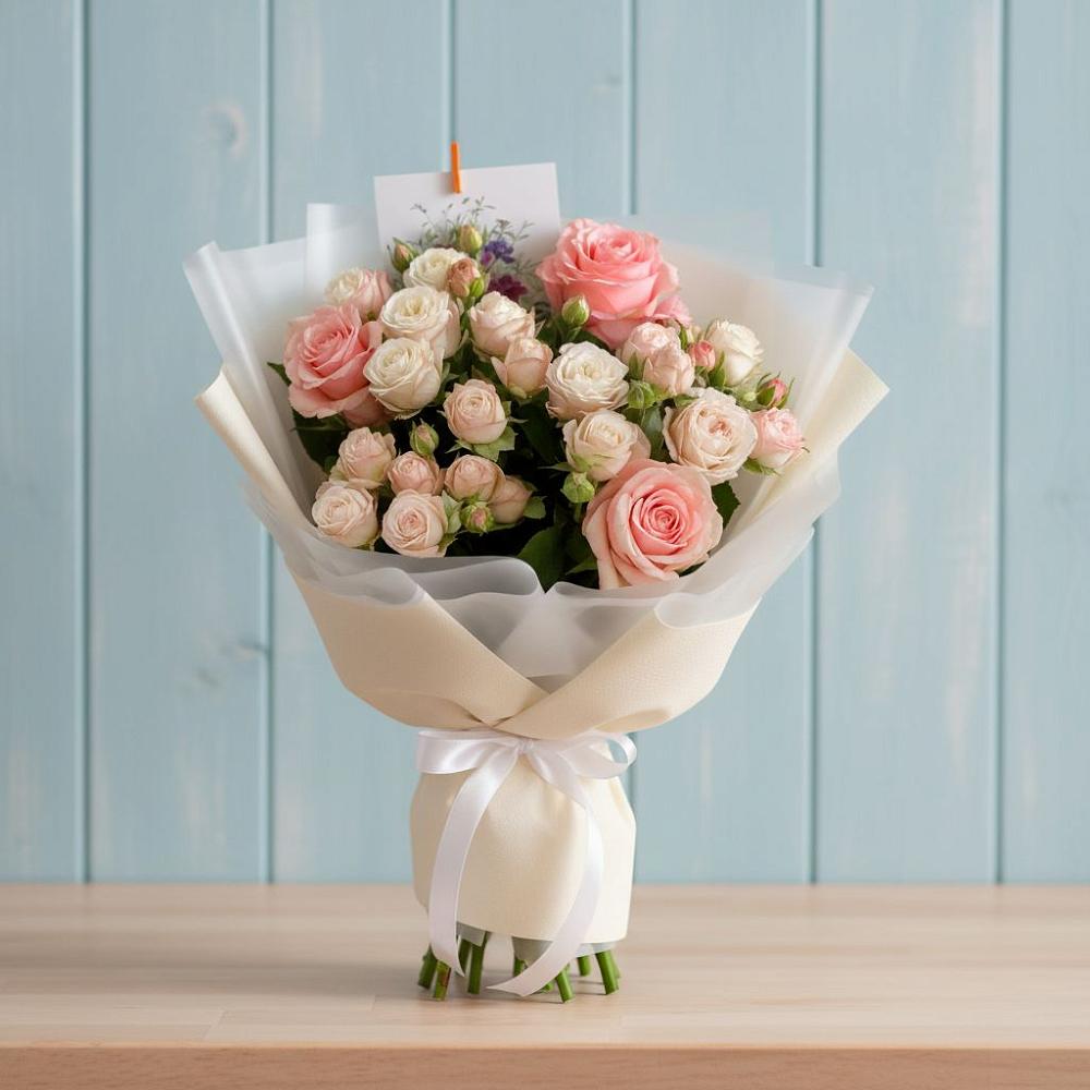 Букет цветов из: Розы в Пустошке