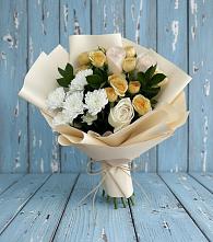 Букет цветов из:  Розы и Хризантемы в Пустошке