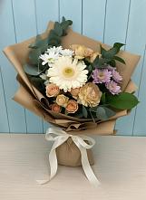 Букет цветов из:  Герберы и Хризантемы #REPLACE_PRED# Пустошке
