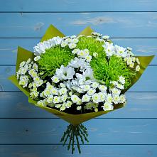 Букет цветов из:  Хризантемы #REPLACE_PRED# Пустошке