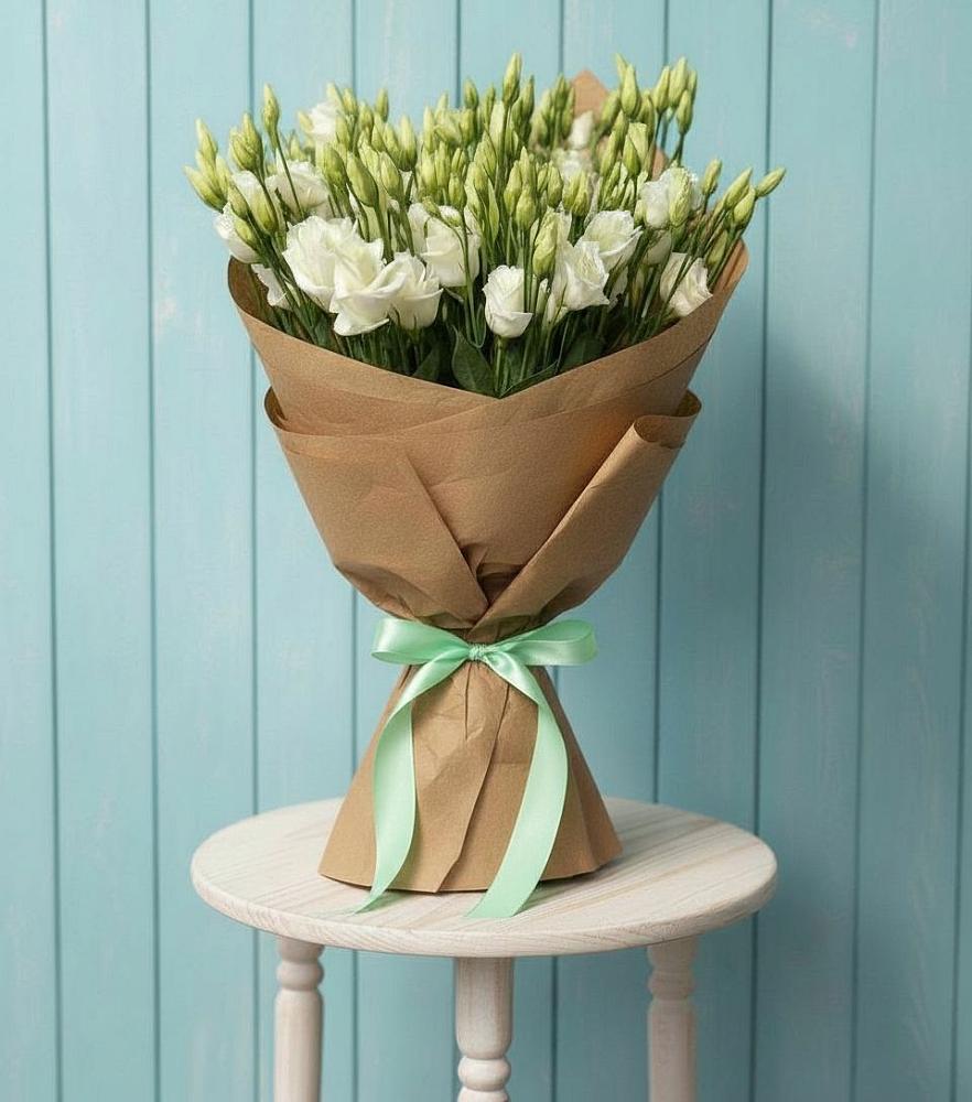 Букет цветов из: Лизиантусы в Пустошке