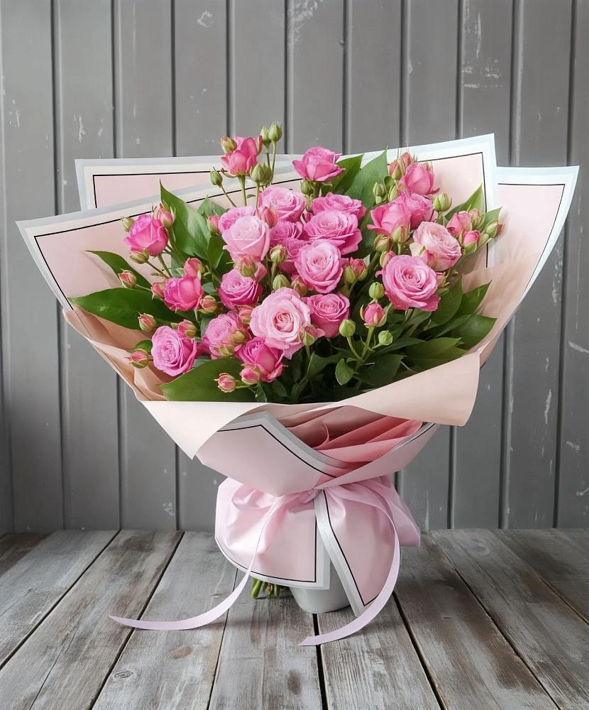 Букет Розовый кустик в Пустошке