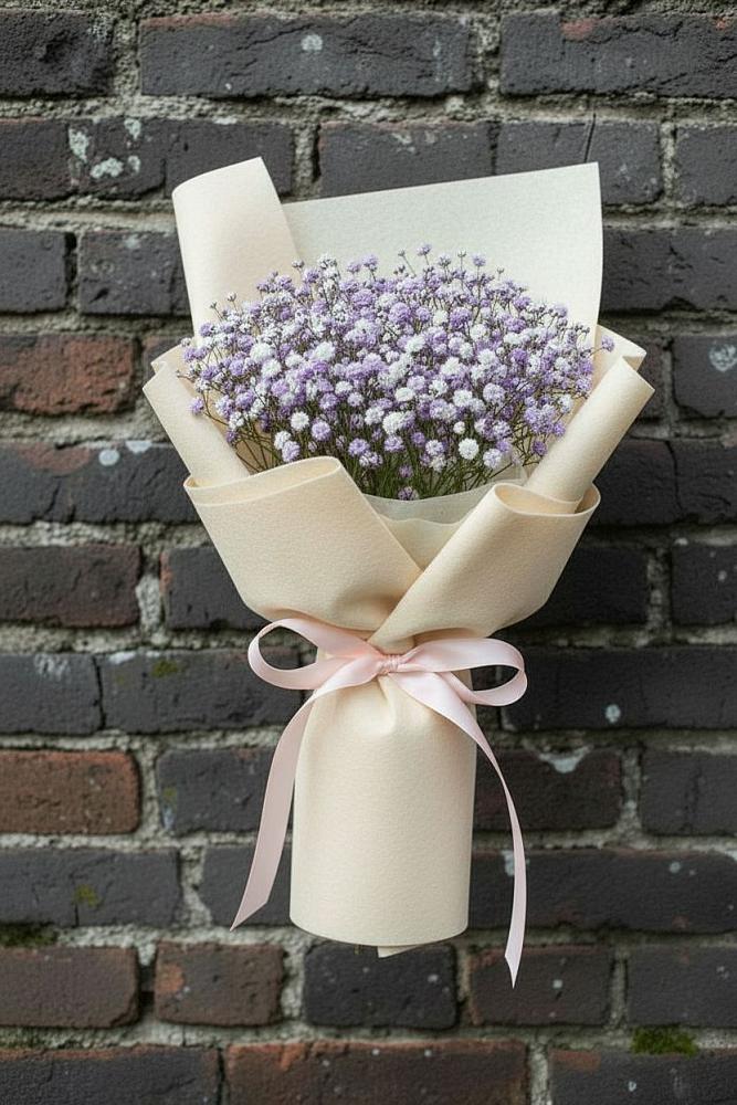 Букет цветов из: Гипсофила в Пустошке