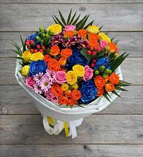 Букет цветов из:  Розы и Хризантемы в Пустошке