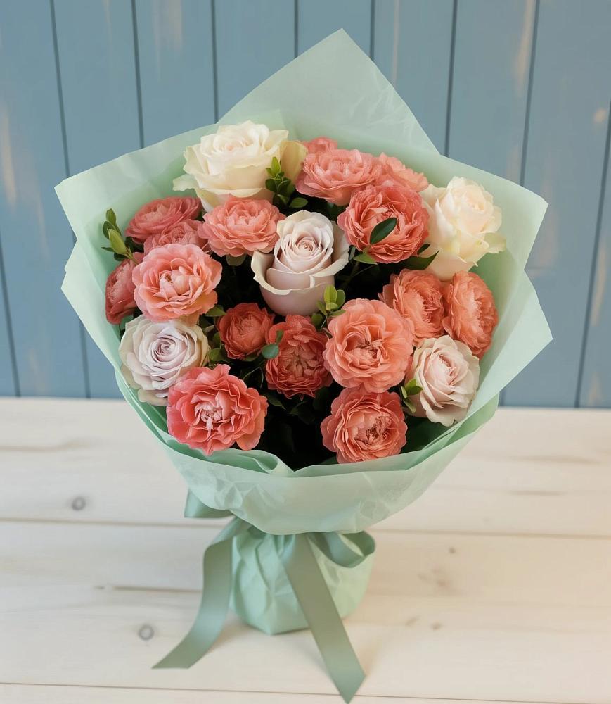 Букет цветов из: Розы в Пустошке