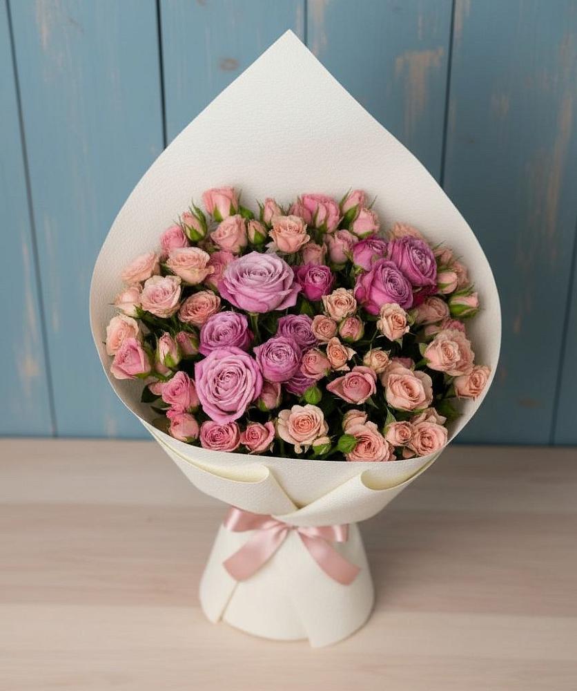 Букет цветов из: Розы в Пустошке