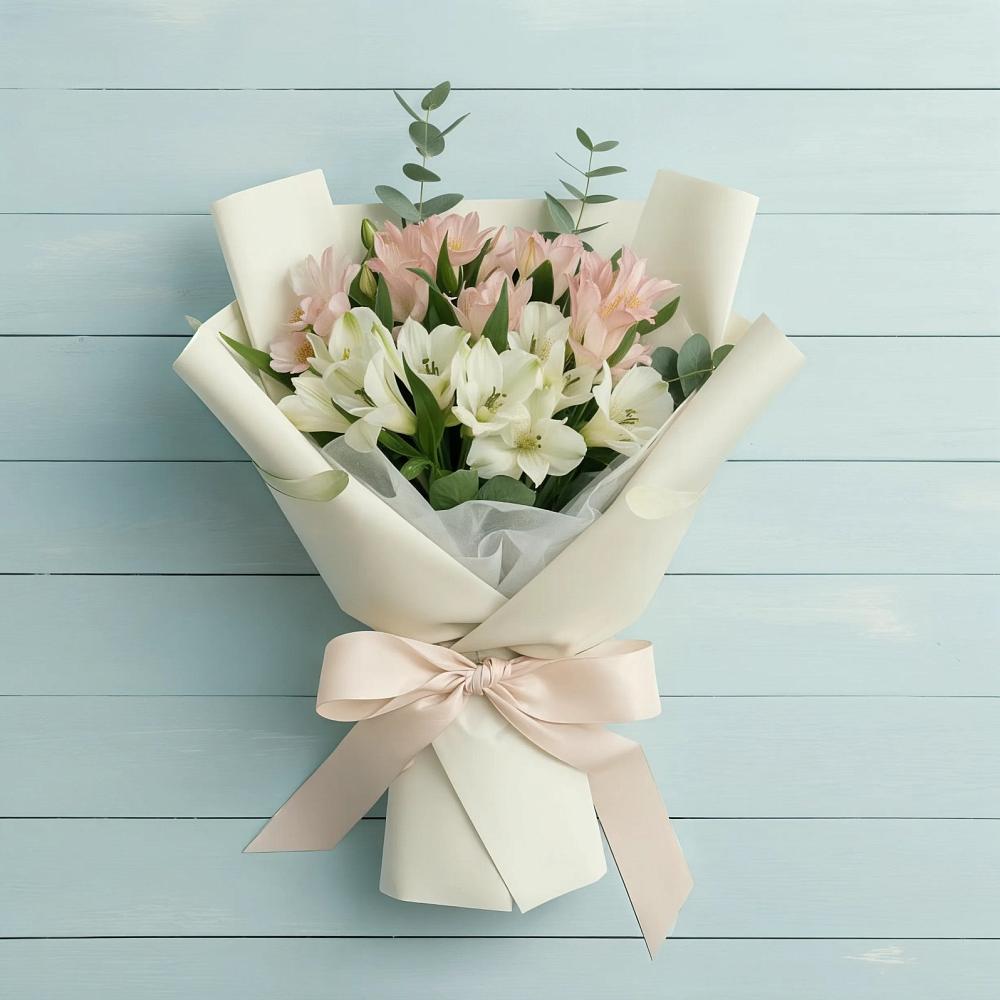 Букет цветов из: Альстромерии в Пустошке