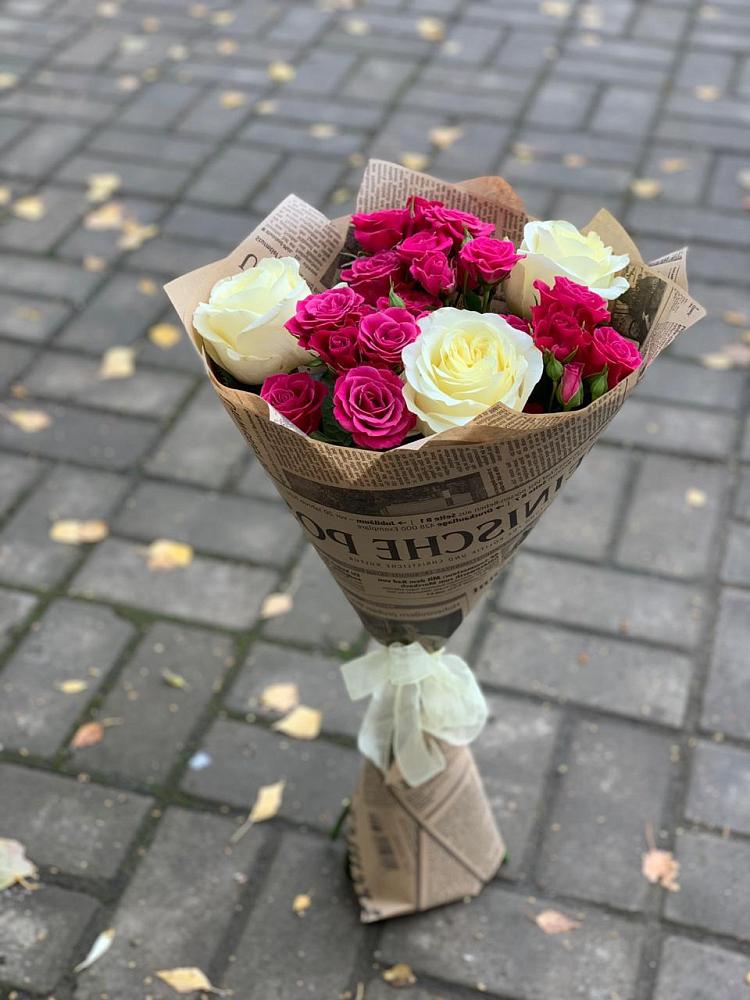 Букет цветов из: Розы в Пустошке