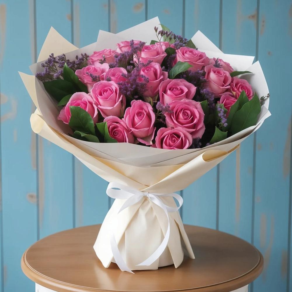 Букет цветов из: Розы в Пустошке